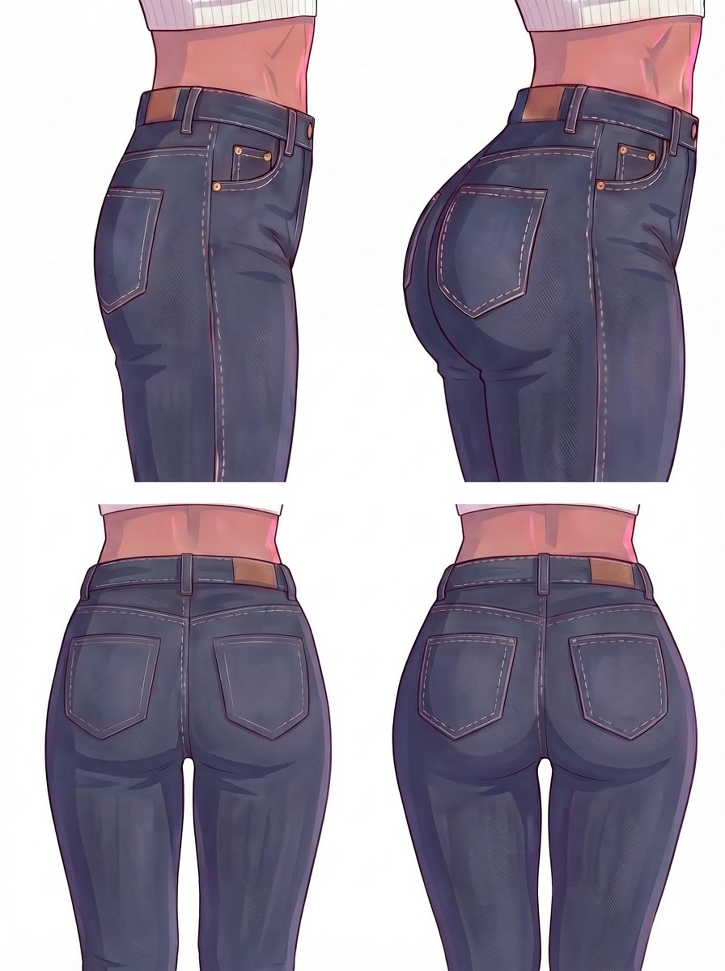 Jeans fitting better after the program